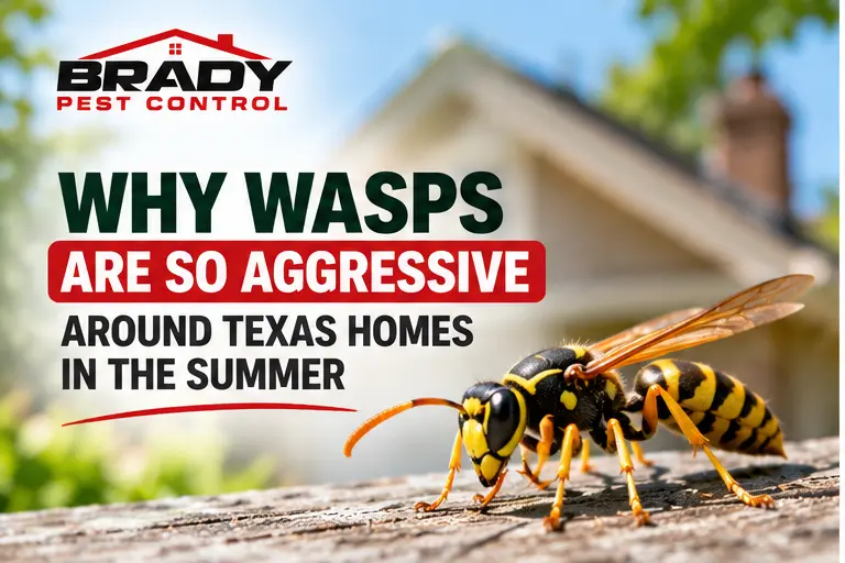 Why Wasps Are So Aggressive Around Texas Homes in the Summer