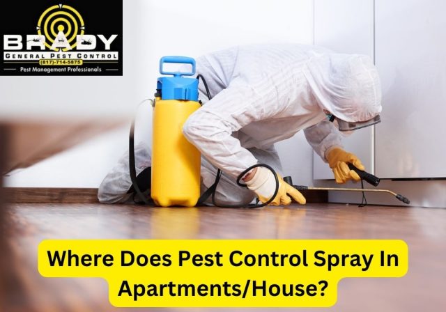 Where Does Pest Control Spray In Apartments House